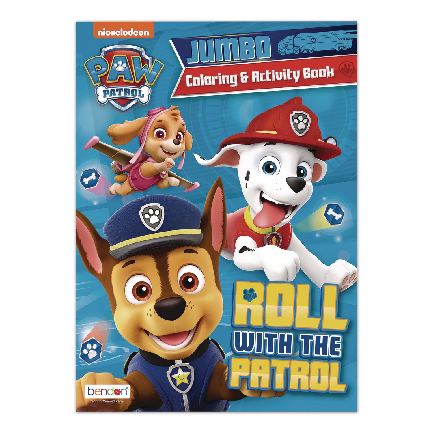 Nickelodeon Paw Patrol Jumbo Coloring and Activity Book, Ages 3 and Up, 10.75 x 7.75 Sheets, 64 Pages