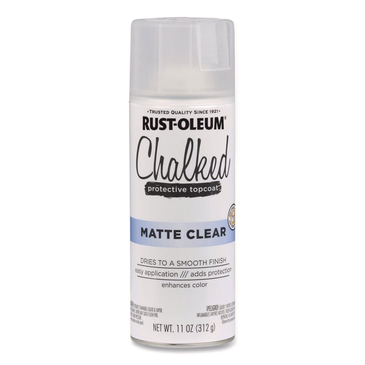 Ultra Matte Chalked Paint, Matte Clear, 12 oz Aerosol Can
