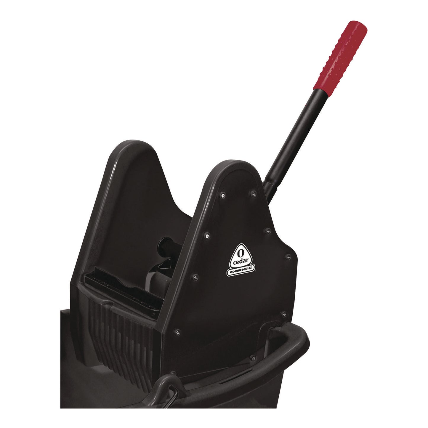 Premier Downpress Mop Bucket and Wringer, 32 to 35 qt, Black