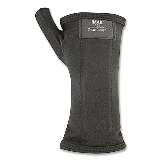 SmartGlove Flexible Wrist and Thumb Support Splint, Medium, Fits Left Hand/Right Hand, Black