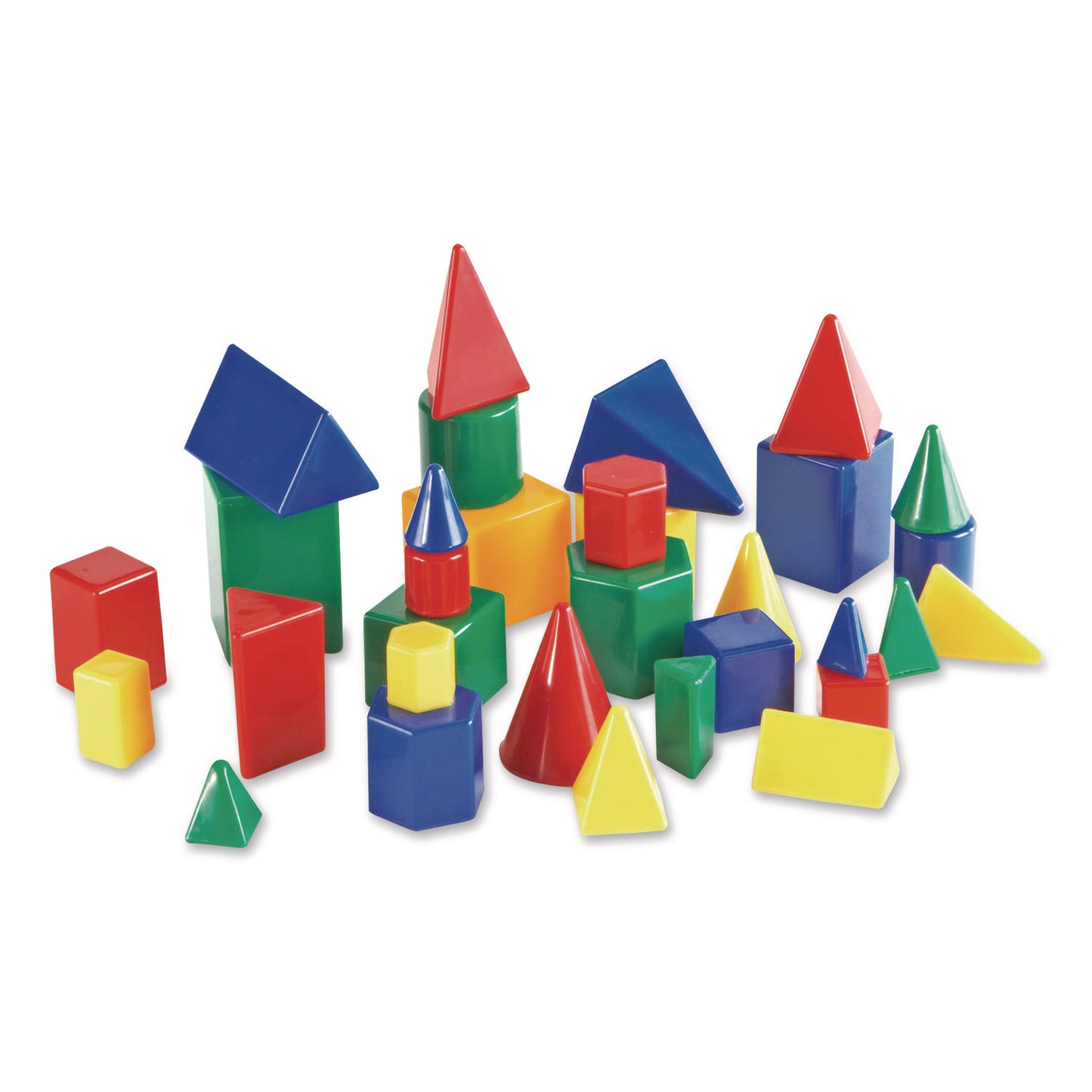 Mini GeoSolids, Grades K to 5, 32 Pieces