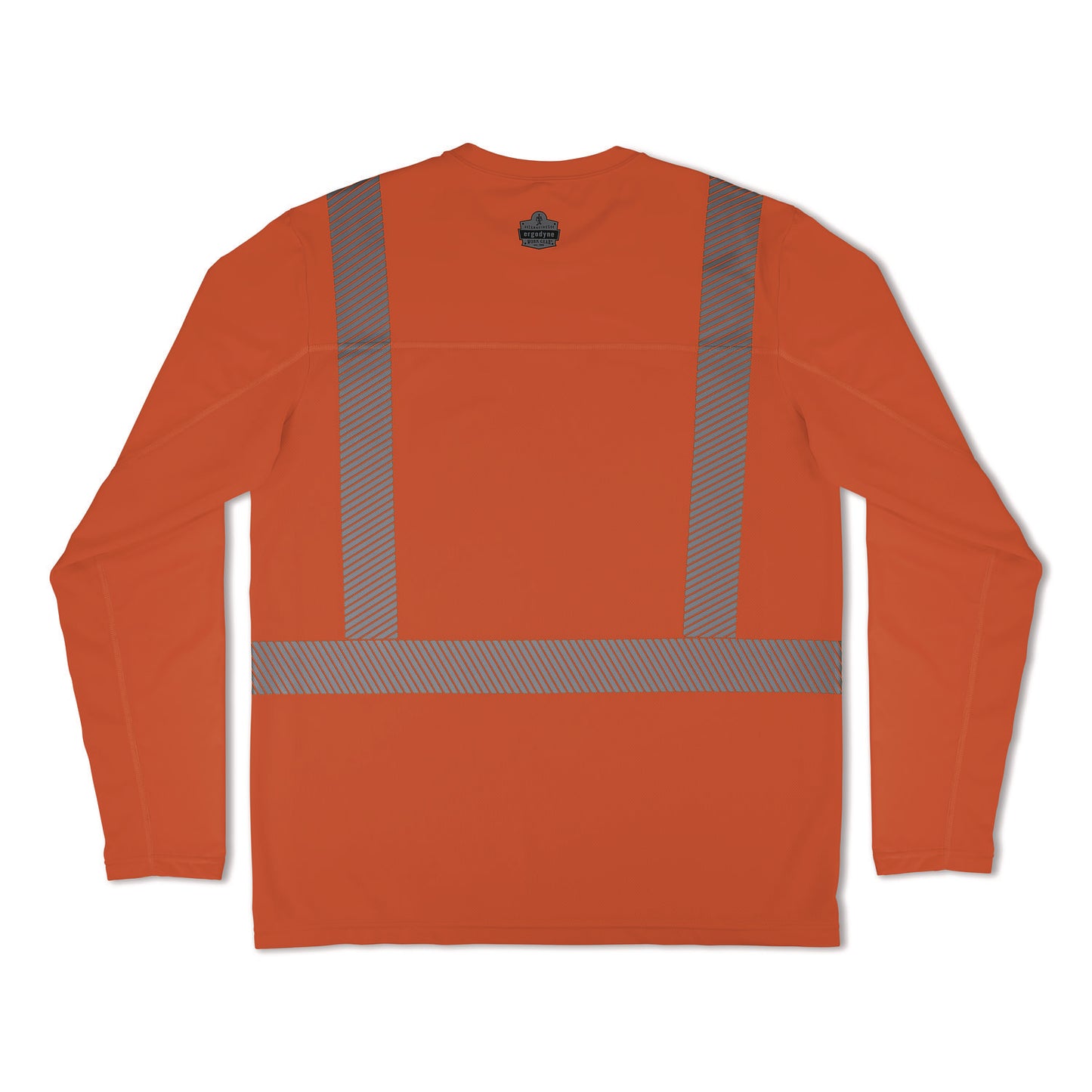 Chill-Its 6688 Type R Class 2 Cooling Hi-Vis Sun Shirt with UV Protection, Small, Orange