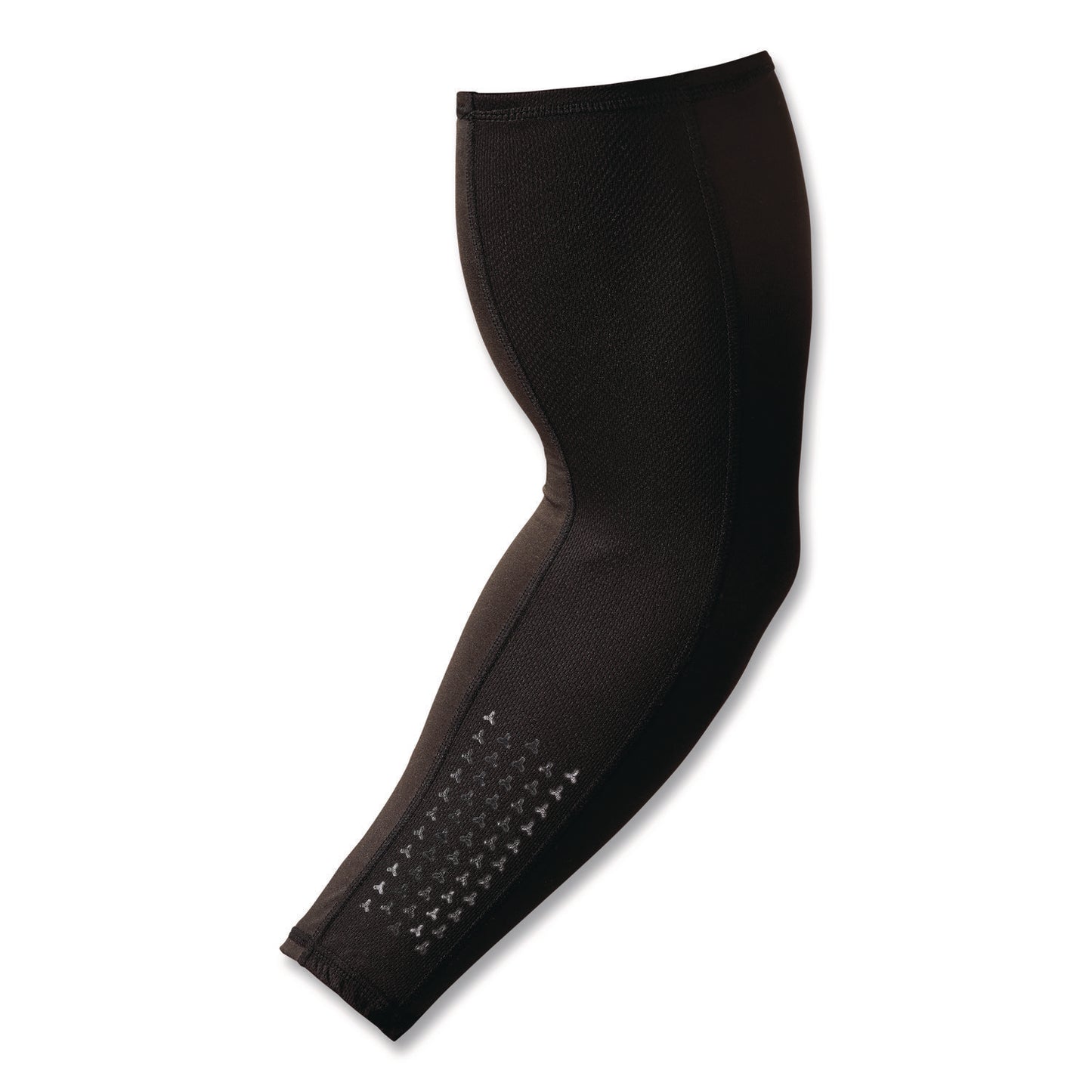 Chill-Its 6691 Cooling Arm Sleeves with Box-Handling Grip, Polyester/Spandex, 2X-Large, Black