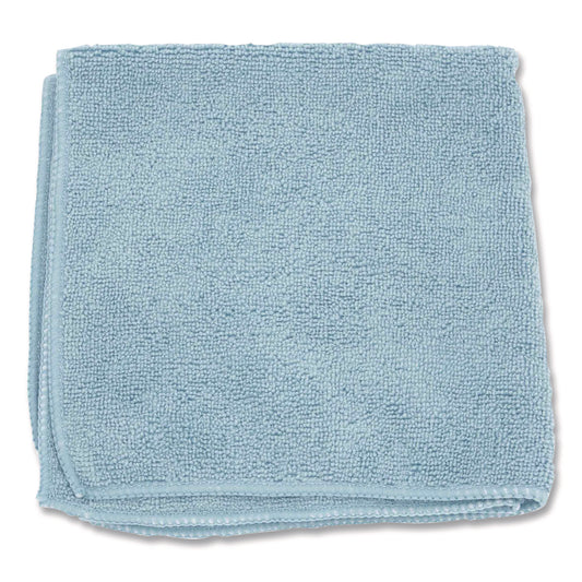 Microfiber Cleaning Cloths, 12 x 12, Blue, 12/Pack