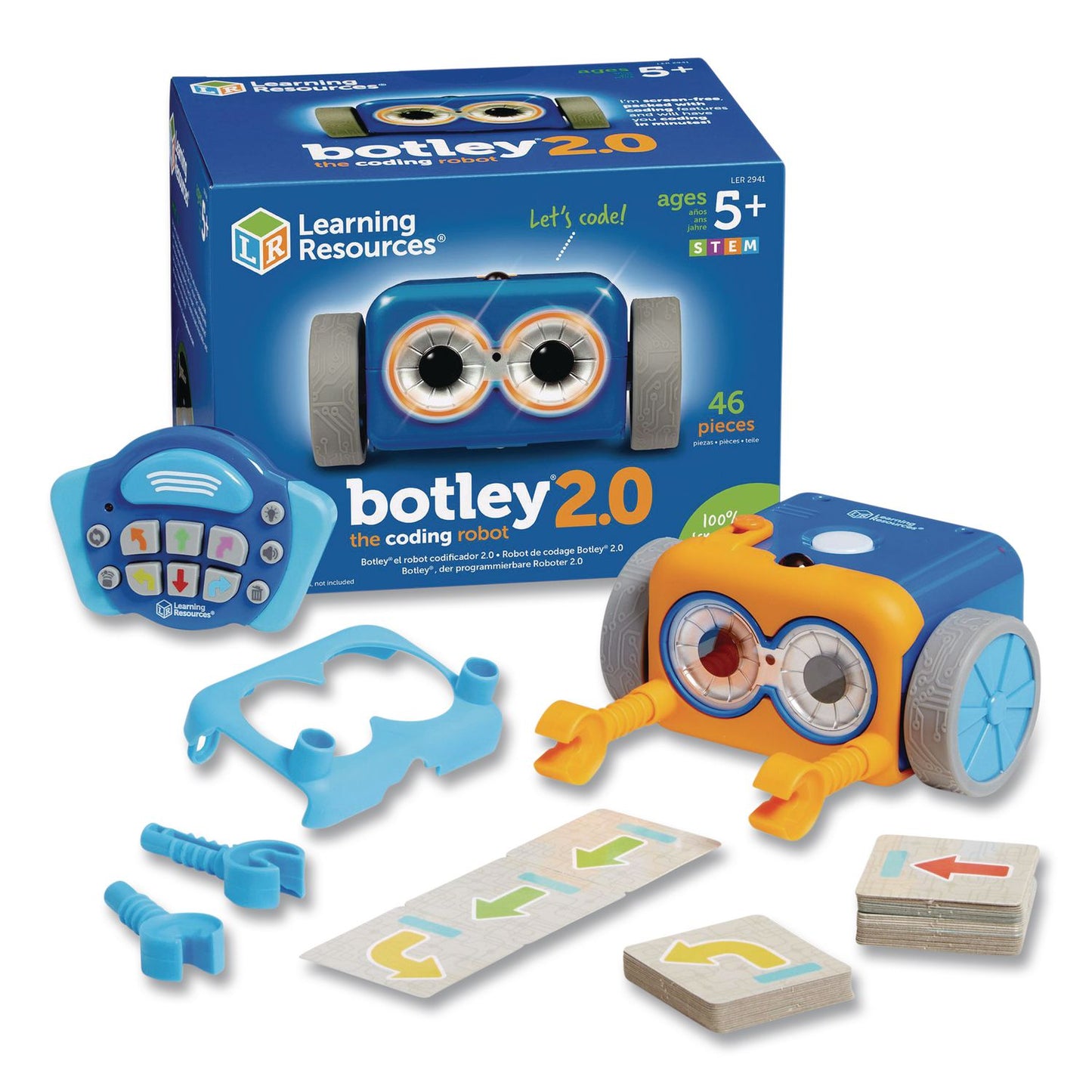 Botley 2.0 The Coding Robot, Grades K to 6, 46 Pieces