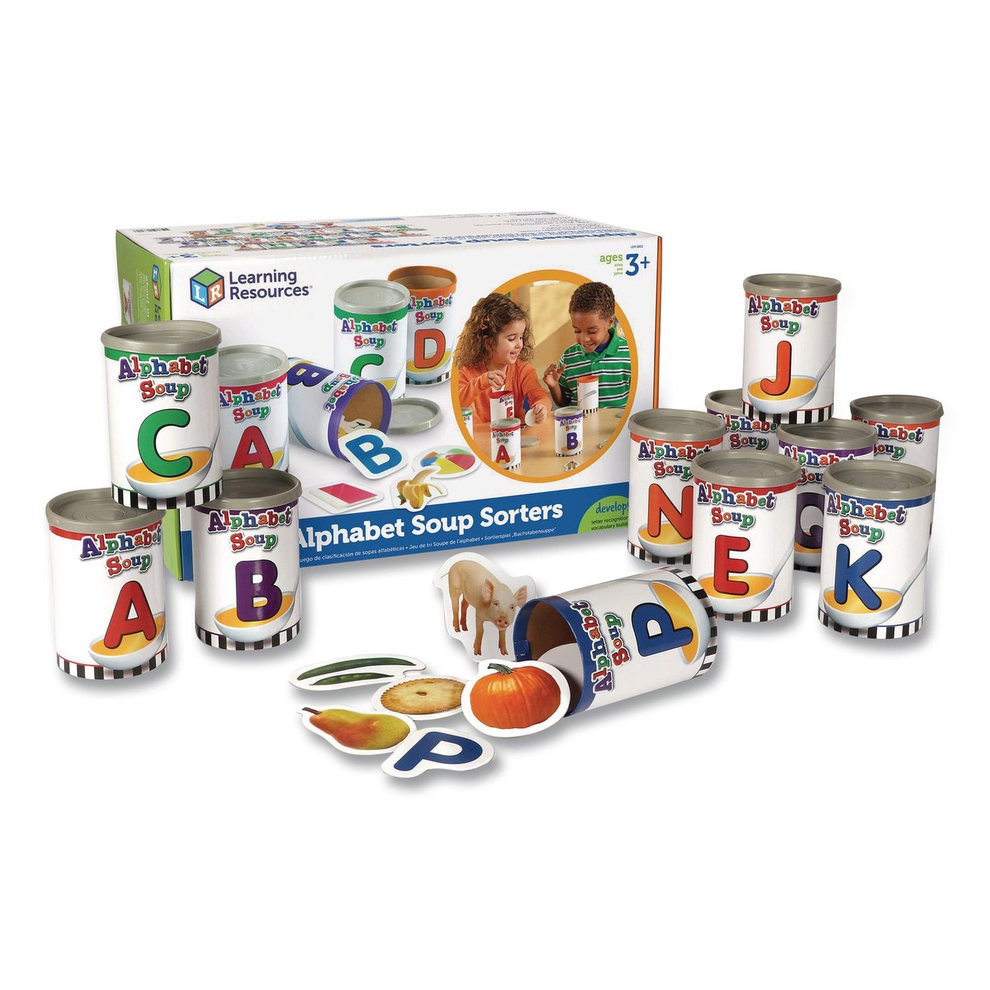 Alphabet Soup Sorters, Pre-K to K, 208 Pieces