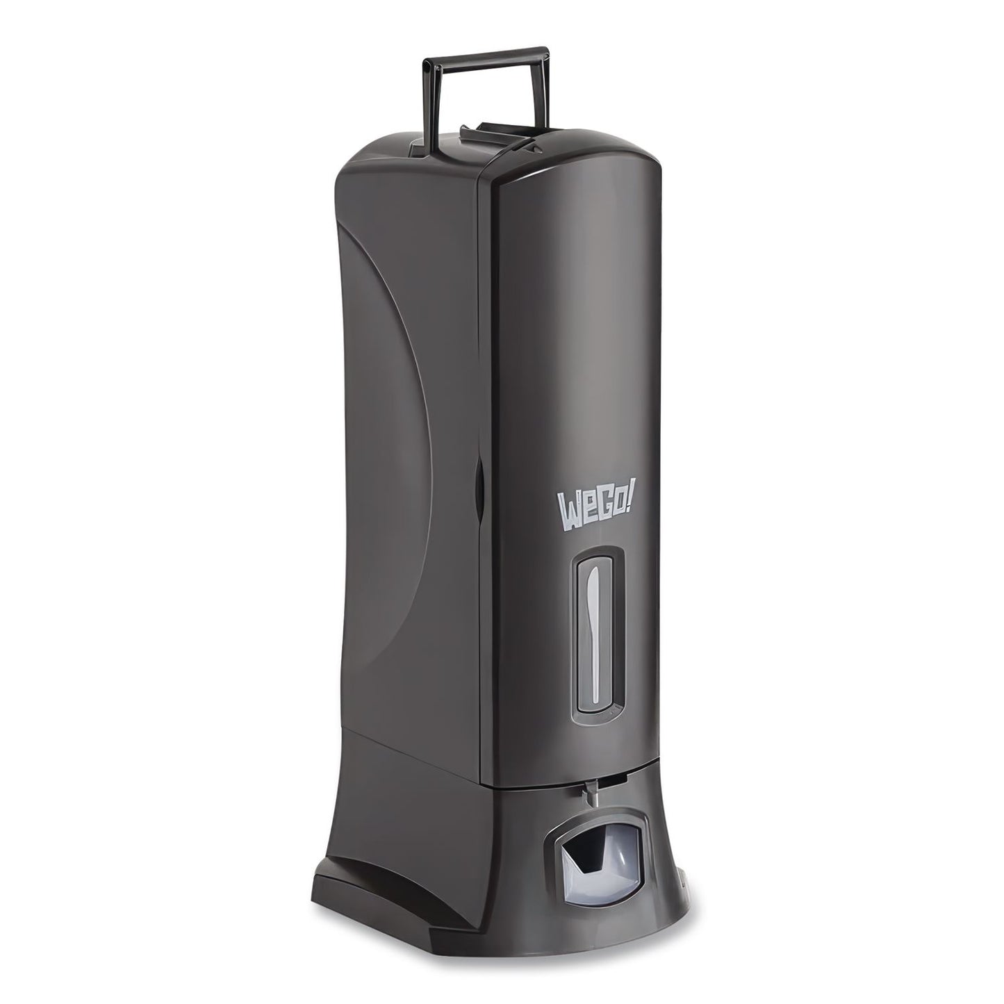 Utensil Dispenser, Holds 100 Knives, 10.22 x 12.5 x 23.75, Black