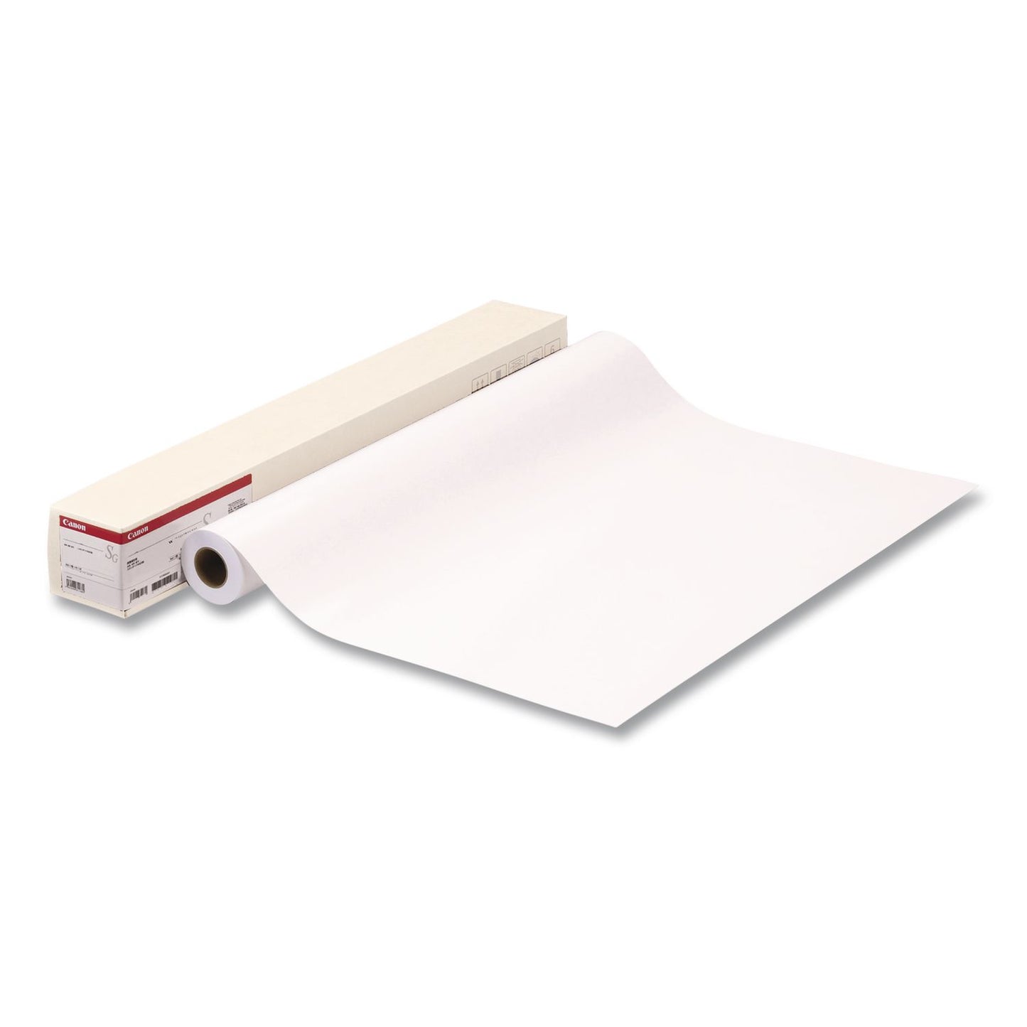 Satin Photographic Paper Roll, 2" Core, 7 mil, 24" x 100 ft, Satin White