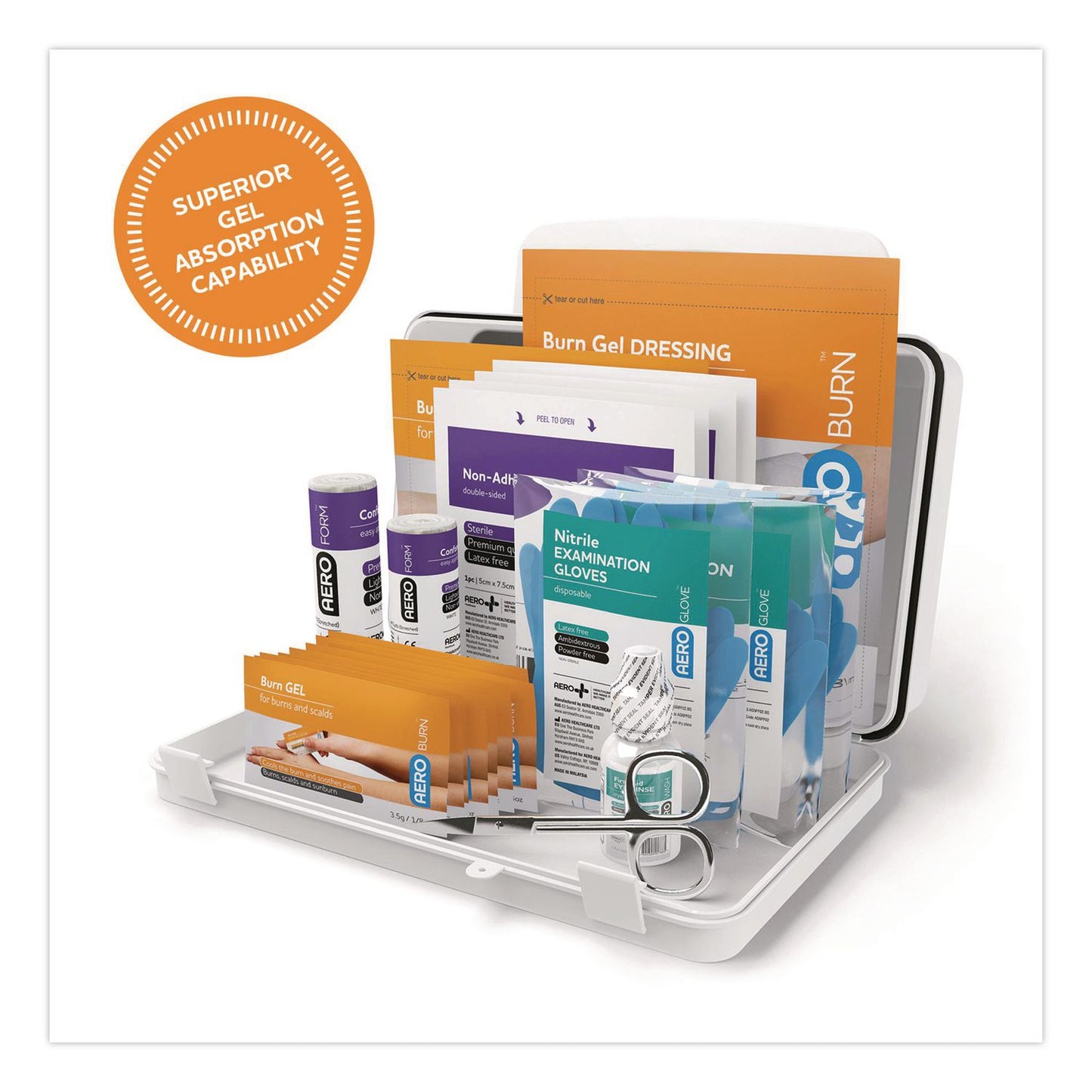 25 Series Burn Kit, 51 Pieces, Plastic Case