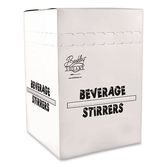 Polypropylene Stirrers, 5", White, 1,000/pack