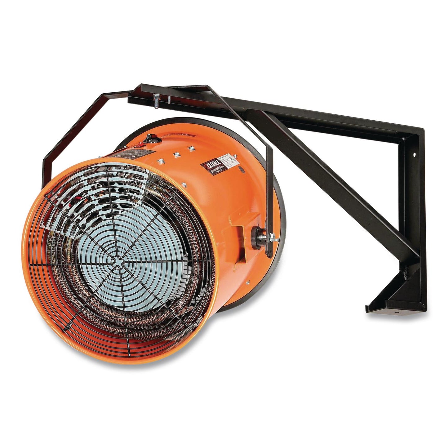 Electric Salamander Heater with Adjustable Thermostat, 480 V, 15,000 W, 23.03 x 20 x 24.68, Orange
