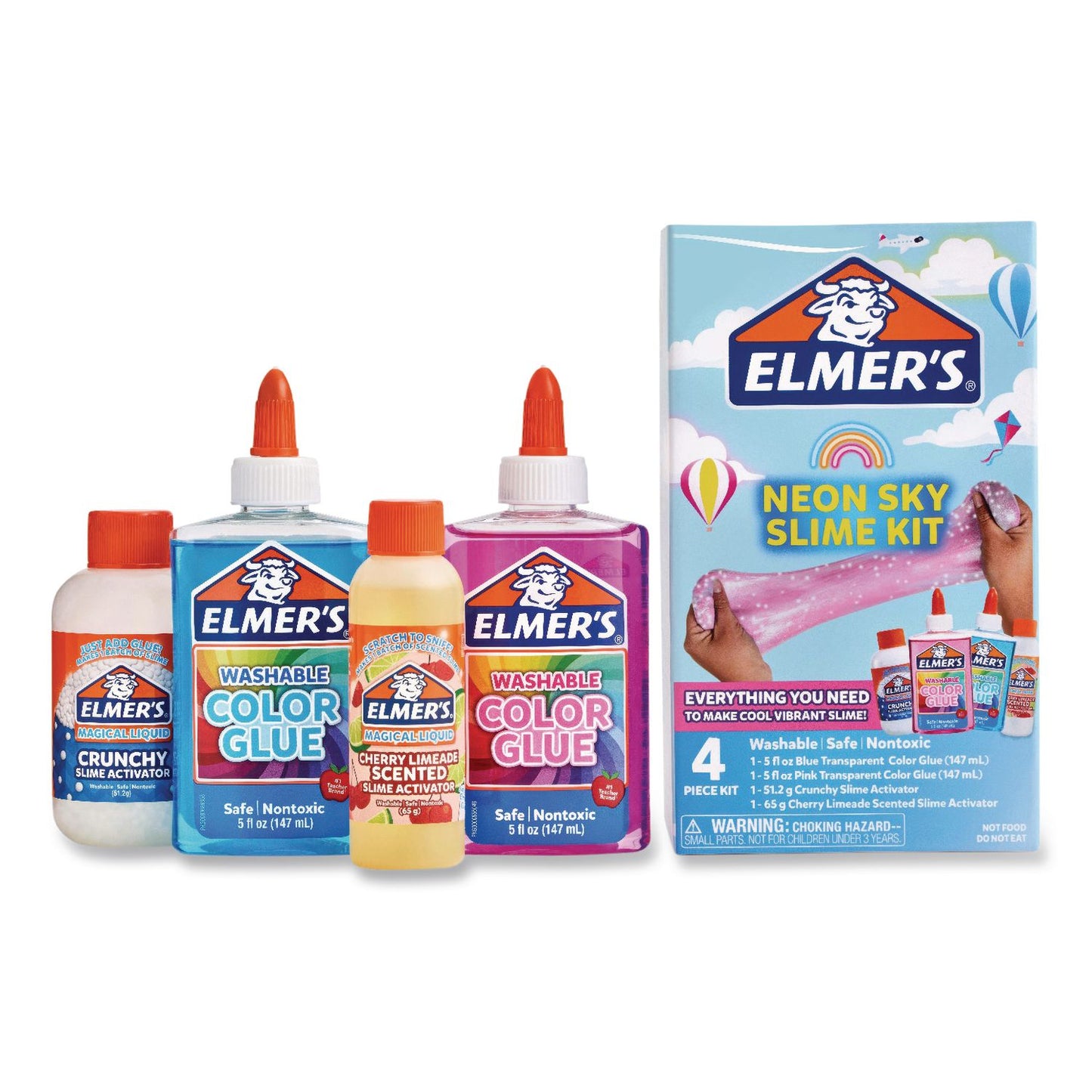 Neon Sky Slime Kit, Assorted Colors