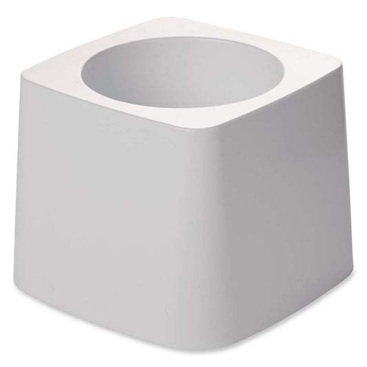 Commercial-Grade Toilet Bowl Brush Holder, White