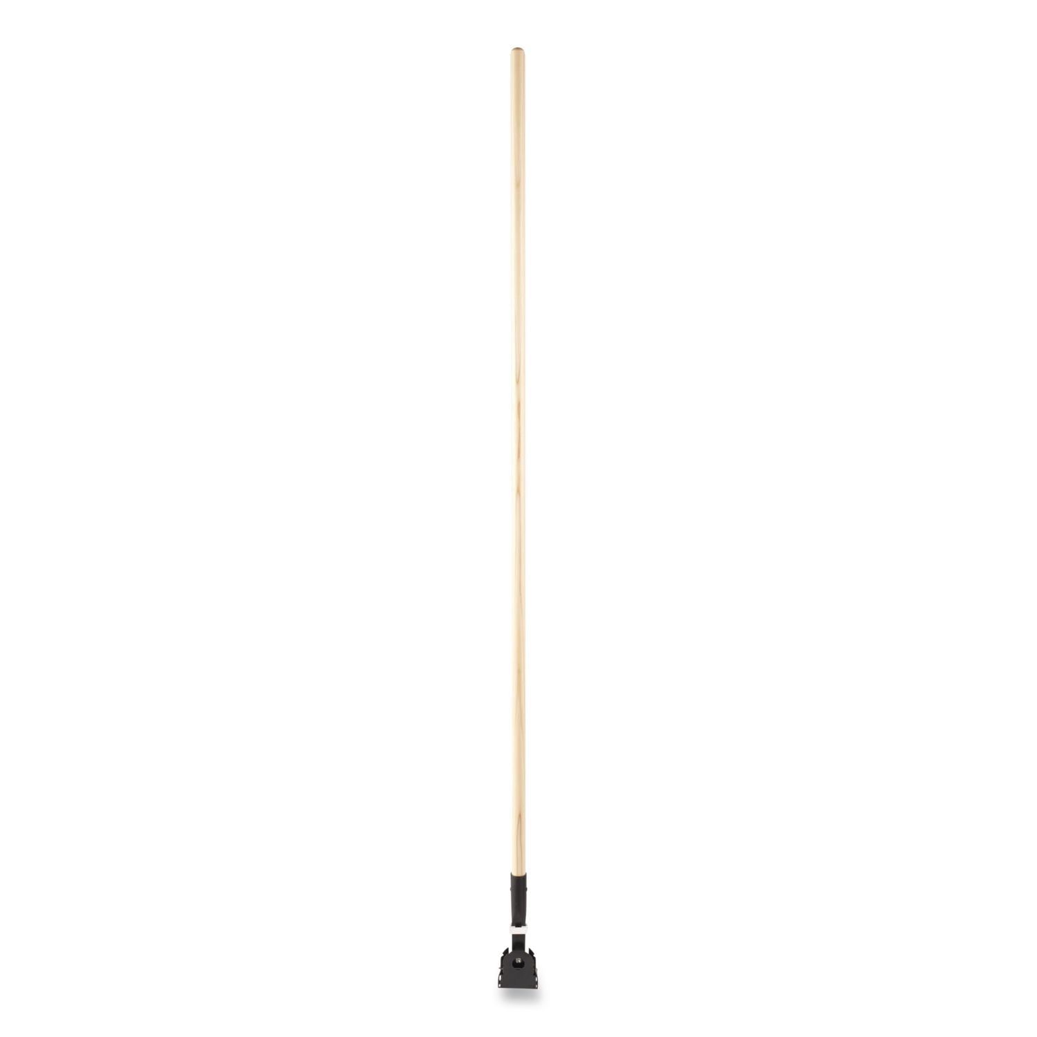 Snap-On Hardwood Dust Mop Handle, 1.5" dia x 60", Natural
