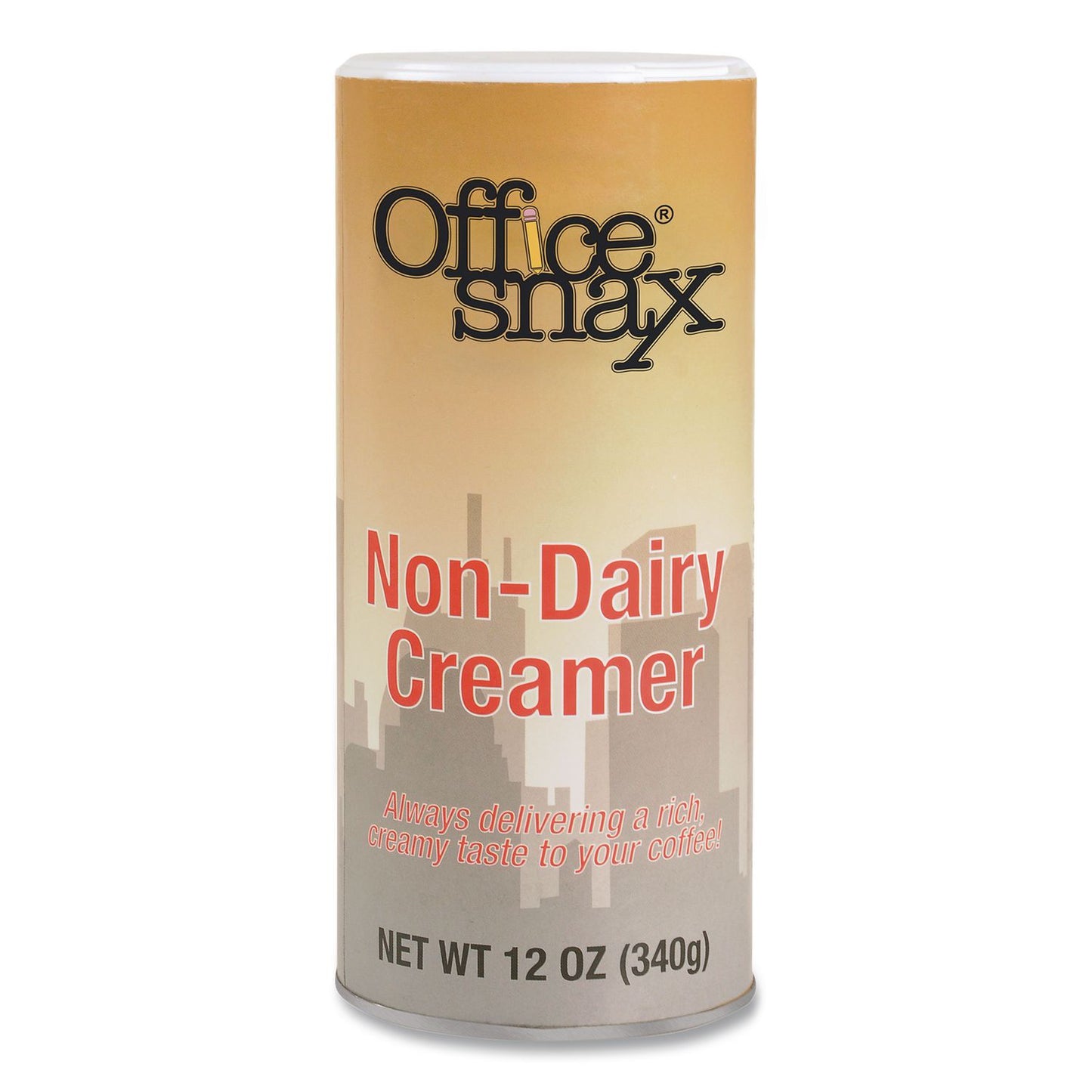 Powdered Non-Dairy Creamer, Regular, 12 oz Canister, 3/Pack