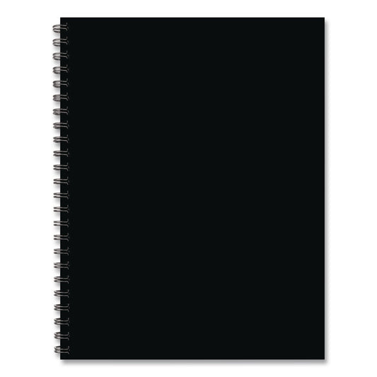 Basic Black Weekly/Monthly Planner, 11 x 8.5, Black Cover, 12-Month (Jan to Dec): 2026