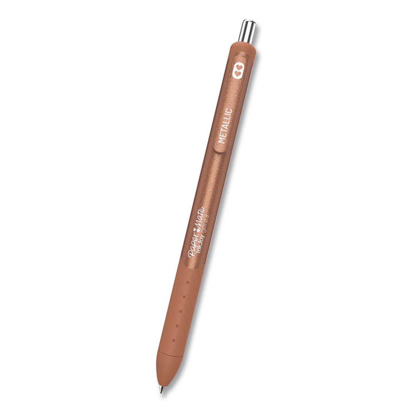 InkJoy Gel Metallic Gel Pen, Retractable, Medium 0.8 mm, Assorted Ink and Barrel Colors, 6/Pack