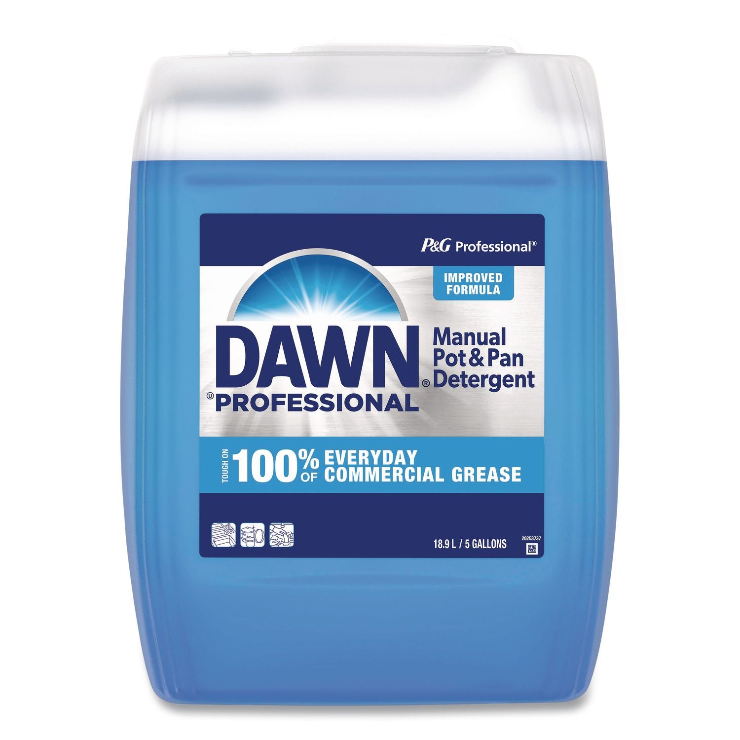 Manual Pot/Pan Dish Detergent, Original Scent, 5 gal Cube
