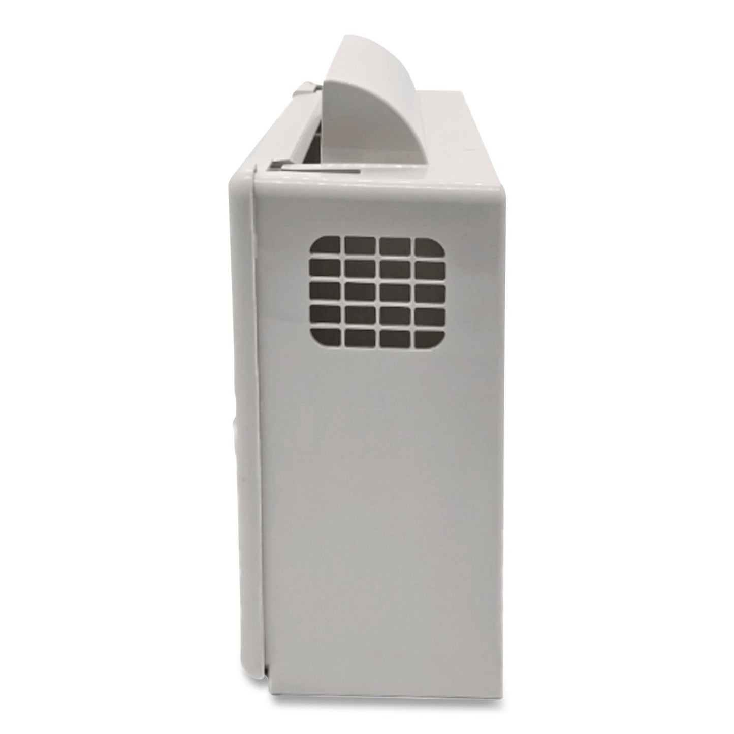 In-Room Locking Wall Mount Sharps Container Cabinet System, 5 qt, ABS Plastic, Beige
