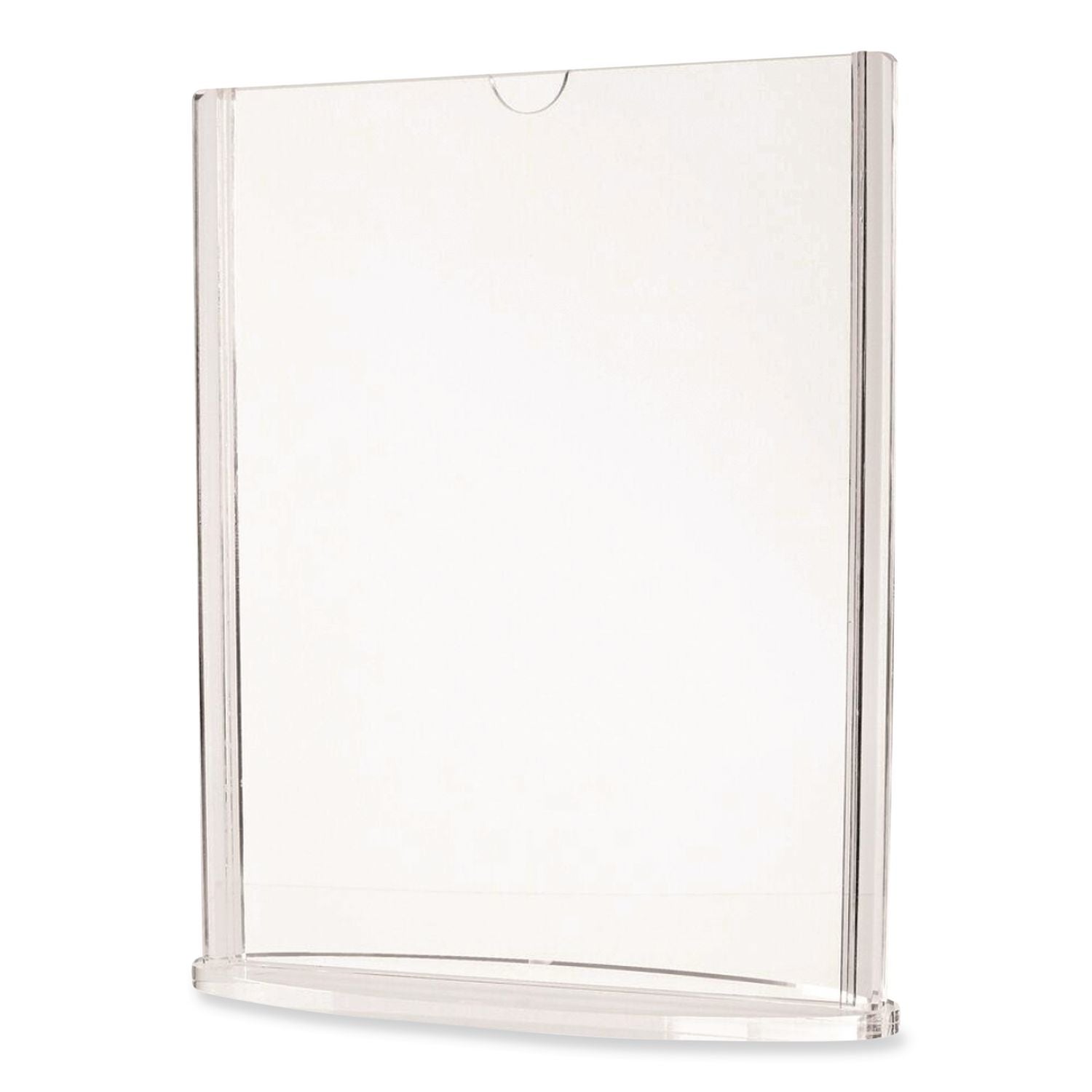 Tabletop Sign and Menu Holder, 5 x 7 Insert, Clear