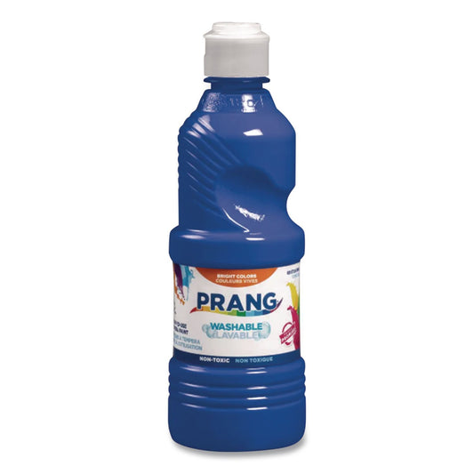 Washable Paint, Blue, 16 Oz Dispenser-Cap Bottle