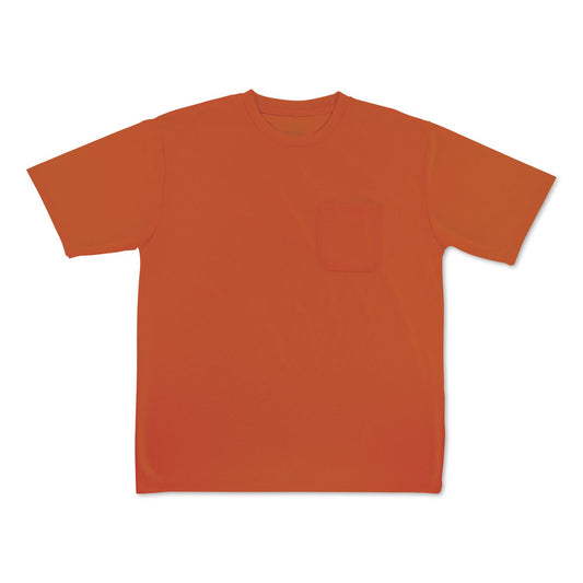 GloWear 8092 Non-Certified Essential Hi-Vis T-Shirt, 4X-Large, Orange