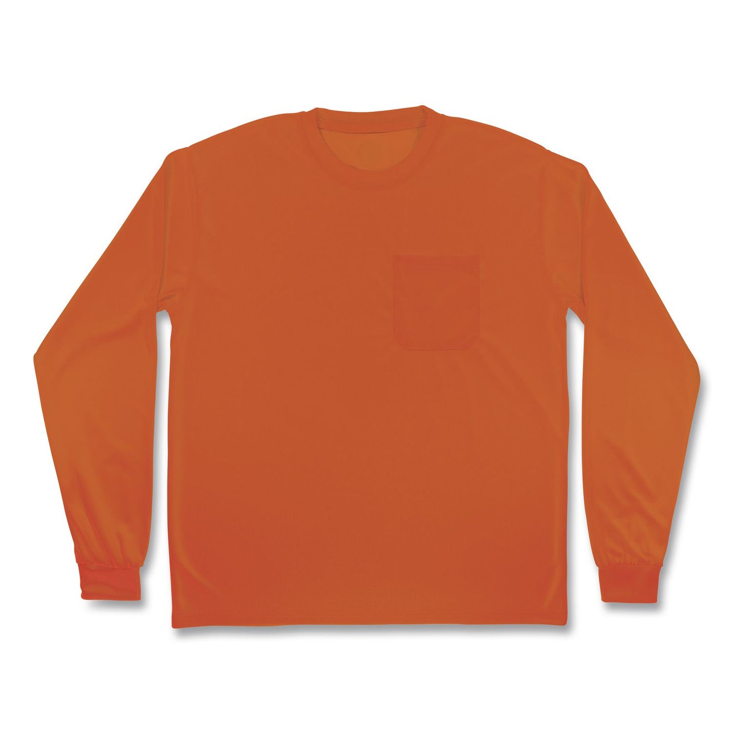 GloWear 8093 Non-Certified Essential Hi-Vis Long Sleeve T-Shirt, 2X-Large, Orange