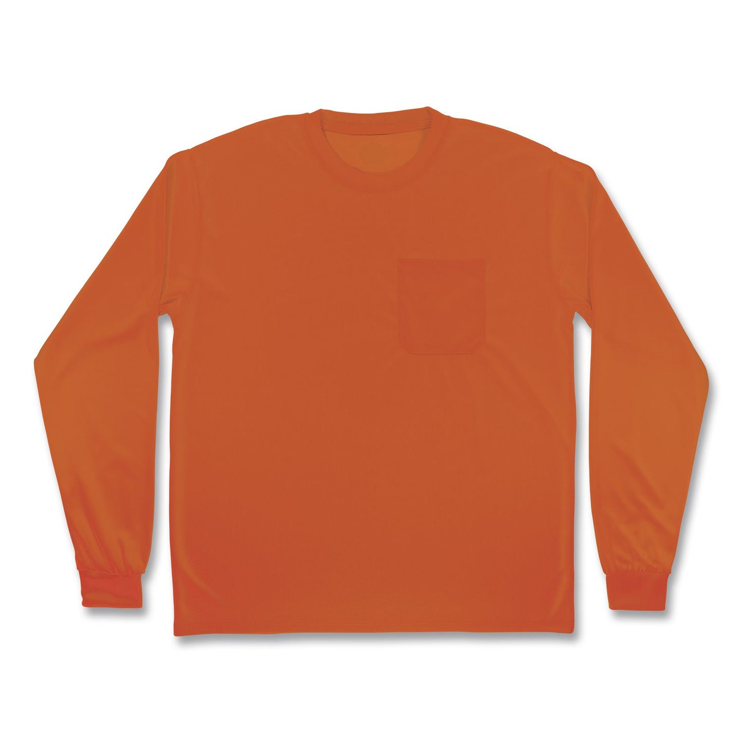 GloWear 8093 Non-Certified Essential Hi-Vis Long Sleeve T-Shirt, 3X-Large, Orange