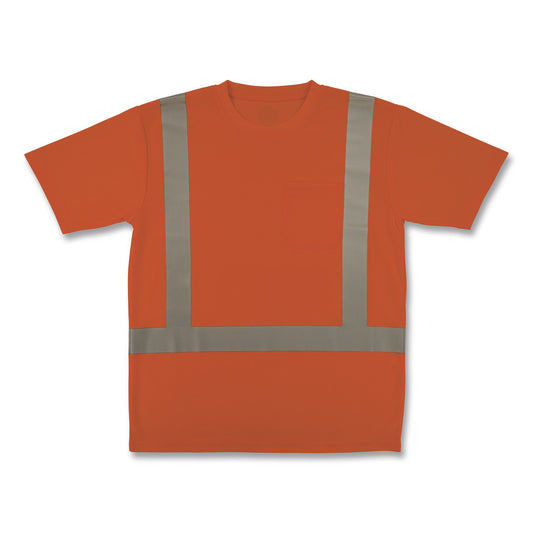 GloWear 8282 Class 2 Essential Hi-Vis T-Shirt, Small, Orange