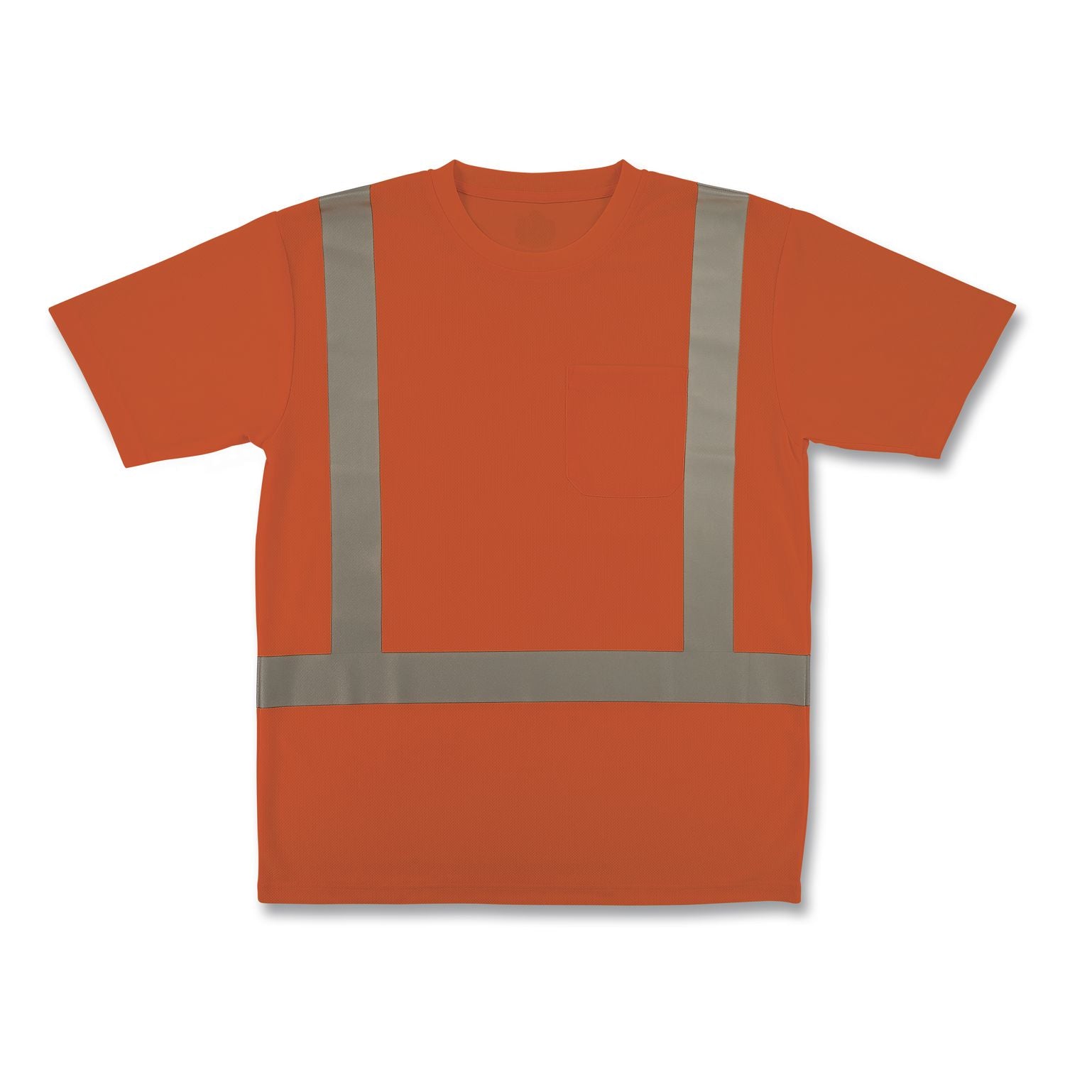 GloWear 8282 Class 2 Essential Hi-Vis T-Shirt, X-Large, Orange