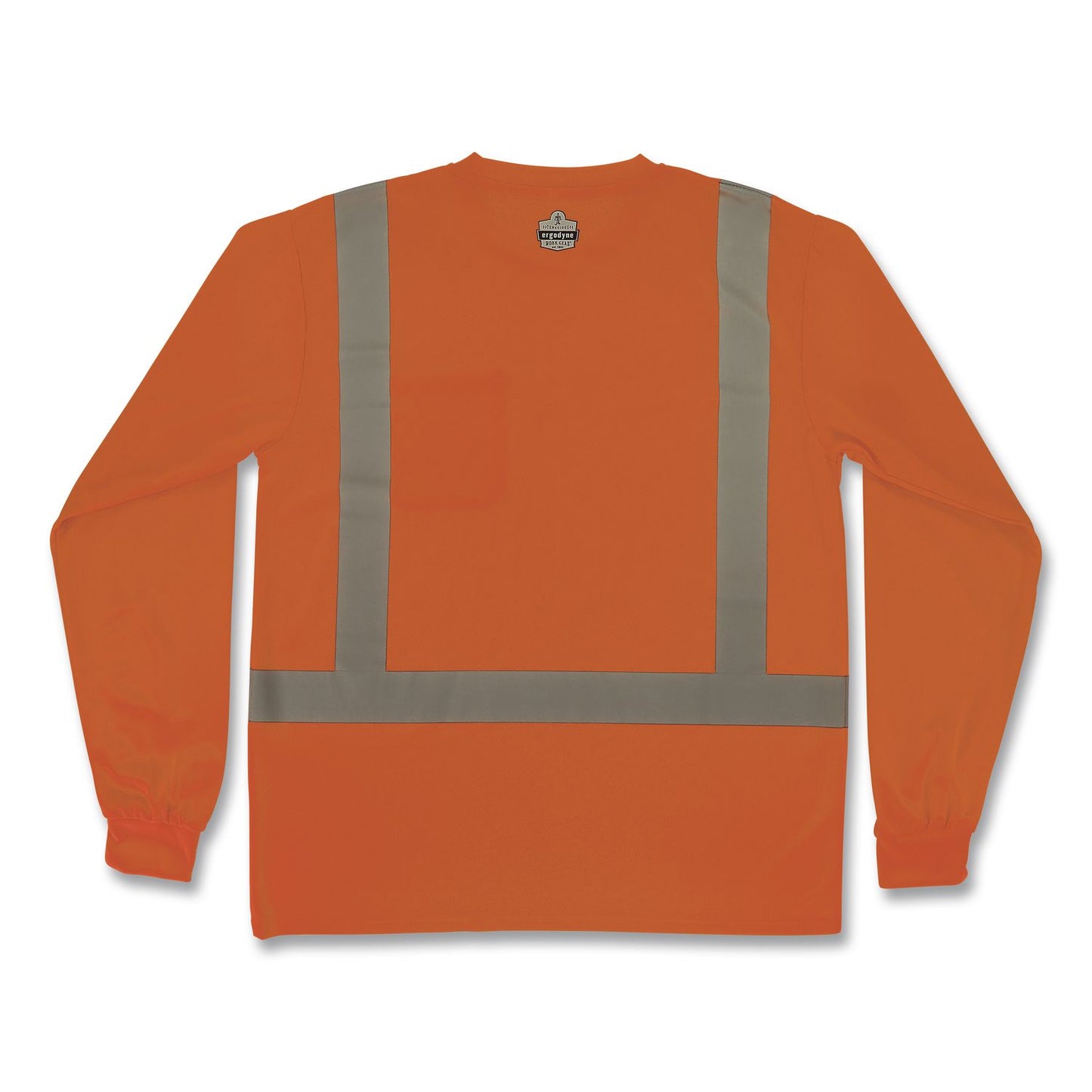 GloWear 8284 Class 2 Essential Hi-Vis Long Sleeve T-Shirt, X-Large, Orange