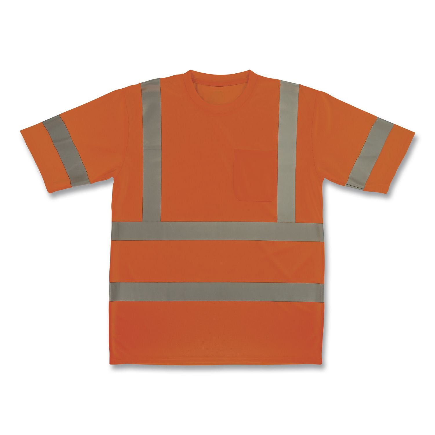 GloWear 8367 Class 3 Essential Hi-Vis T-Shirt, 5X-Large, Orange