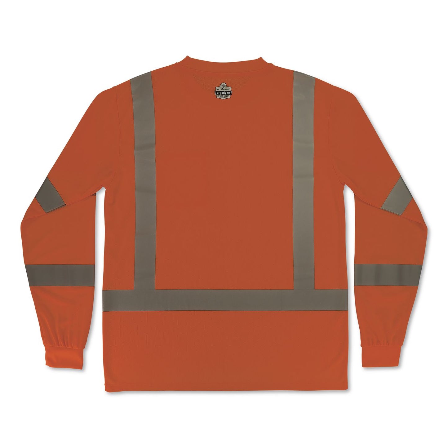 GloWear 8368 Class 3 Essential Hi-Vis Long Sleeve T-Shirt, Medium, Orange