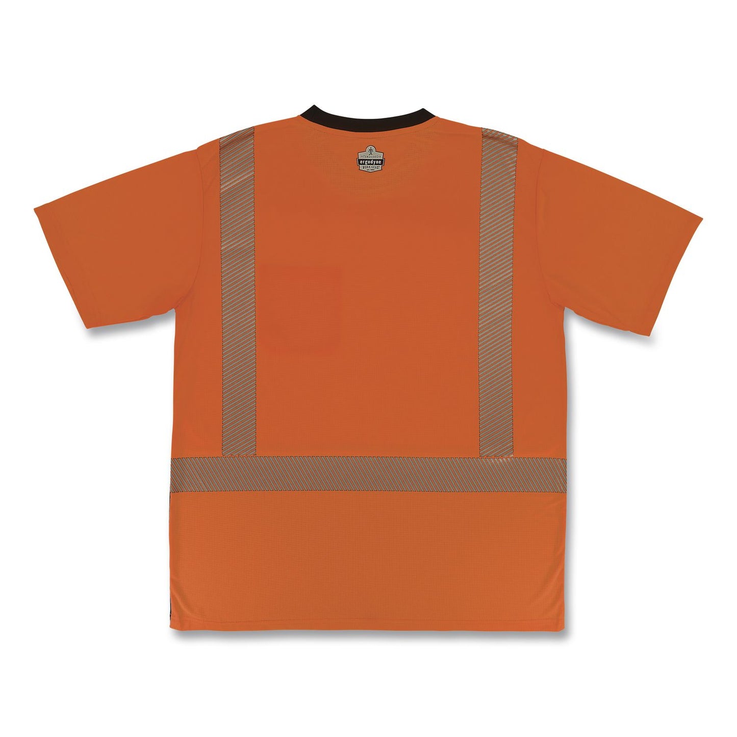 GloWear 8294BK Class 2 Performance Hi-Vis T-Shirt with Black Bottom, X-Small, Orange