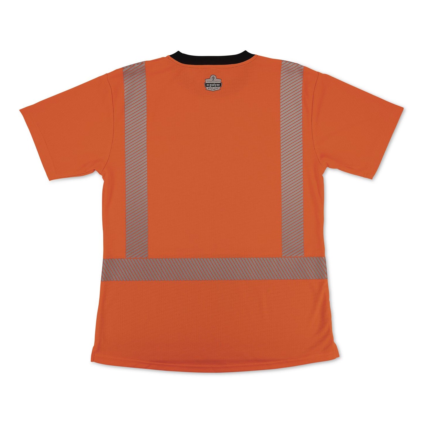 GloWear 8276BK Class 2 Women's Performance Hi-Vis T-Shirt with Black Bottom, X-Small, Orange
