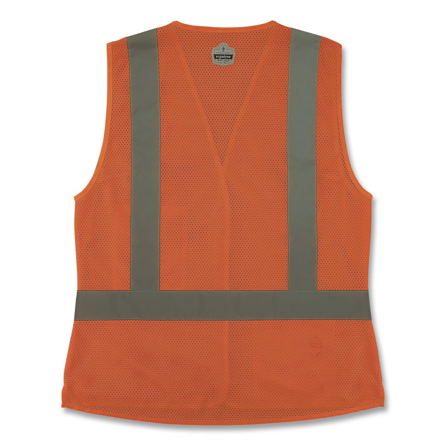 GloWear 8210HLW-S Class 2 Women's Hi-Vis Vest with Hook-and-Loop, Polyester, Large, Orange