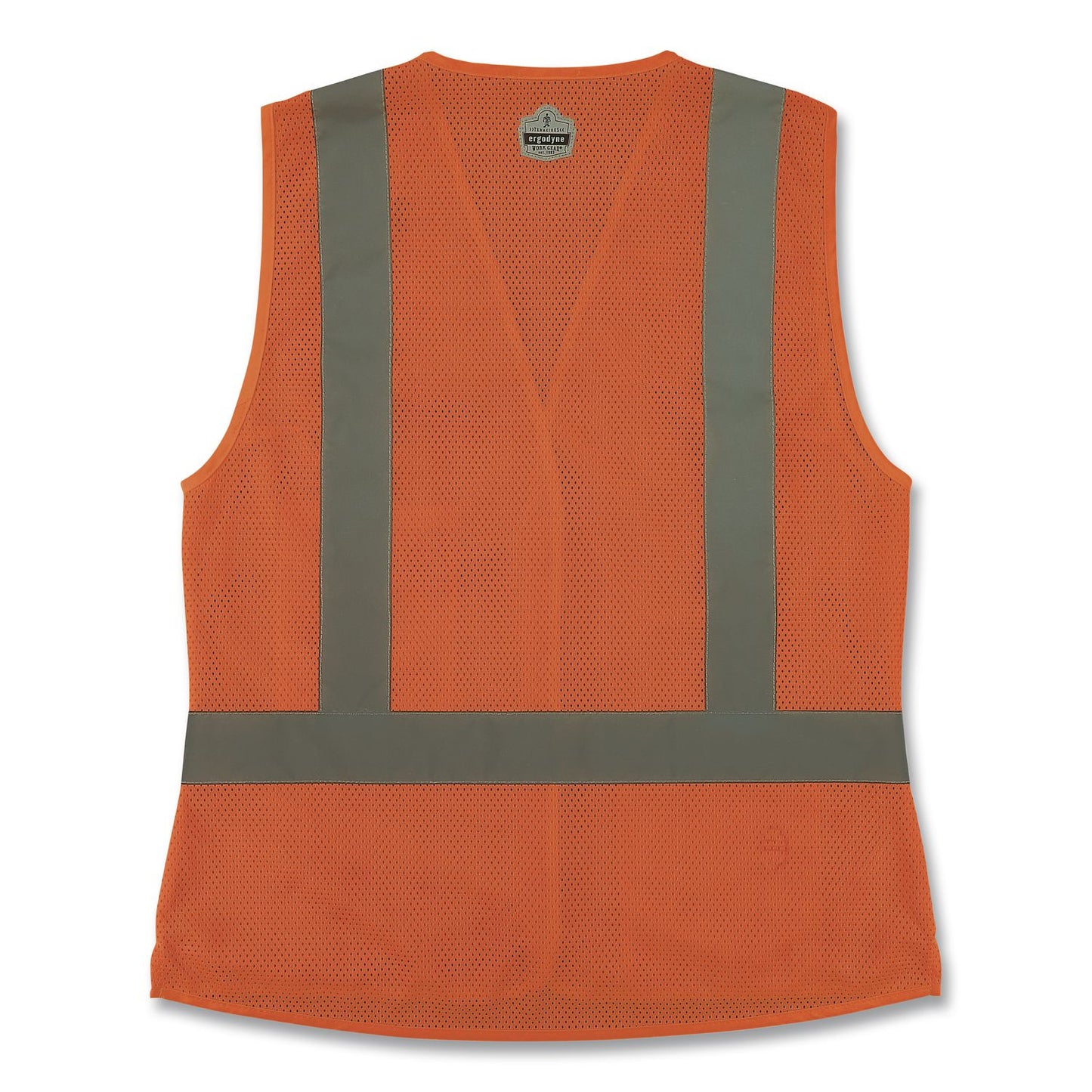 GloWear 8210HLW-S Class 2 Women's Hi-Vis Vest with Hook-and-Loop, Polyester, X-Large, Orange