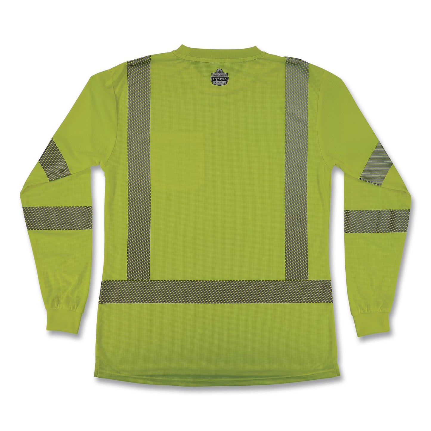 GloWear 8387 Class 3 Women's Performance Hi-Vis Long Sleeve T-Shirt, Medium, Lime