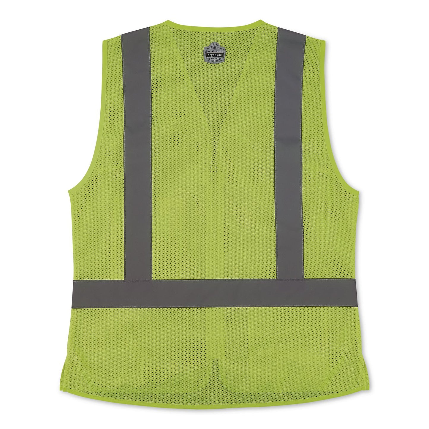 GloWear 8210ZW-S Class 2 Women's Hi-Vis Vest with Zipper, Polyester, Large, Lime