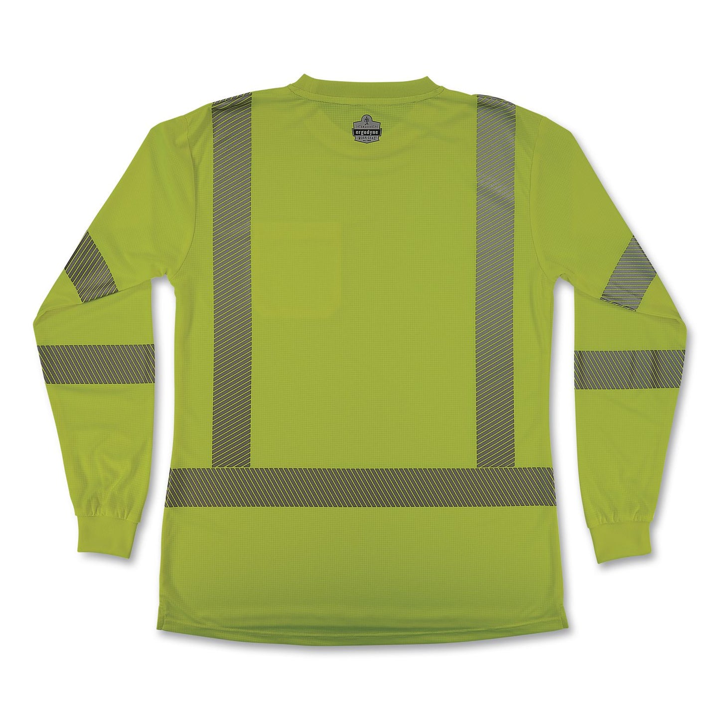 GloWear 8387 Class 3 Women's Performance Hi-Vis Long Sleeve T-Shirt, X-Large, Lime