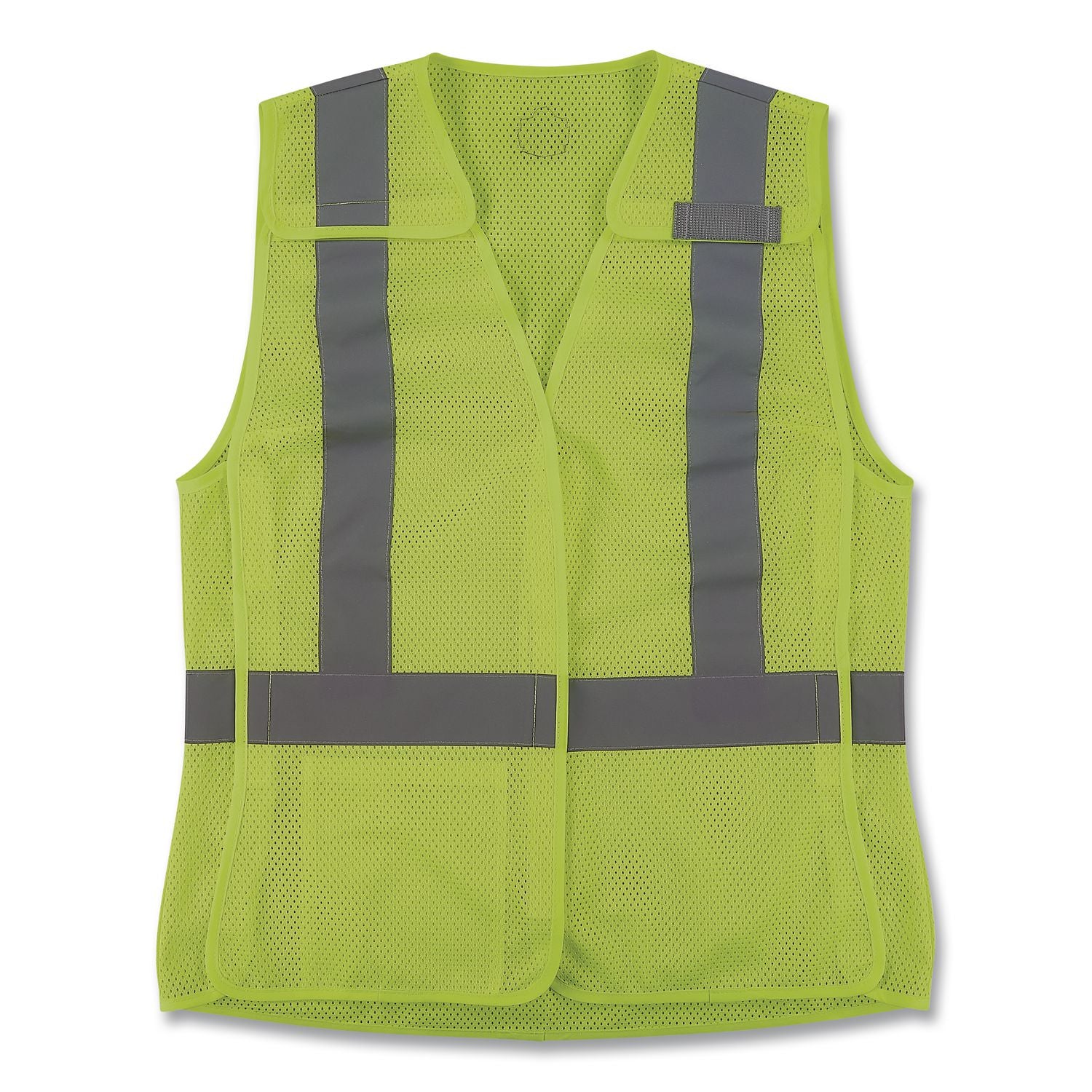 GloWear 8215BAW-S Class 2 Women's Hi-Vis Breakaway Vest with Hook-and-Loop, Polyester, Large, Lime