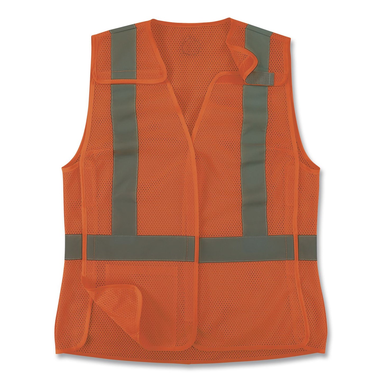 GloWear 8215BAW-S Class 2 Women's Hi-Vis Breakaway Vest with Hook-and-Loop, Polyester, X-Large, Orange