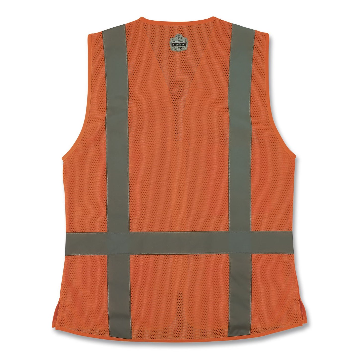 GloWear 8247ZW-S Class 2 Women's Hi-Vis Surveyor Vest with Zipper, Polyester, Medium, Orange