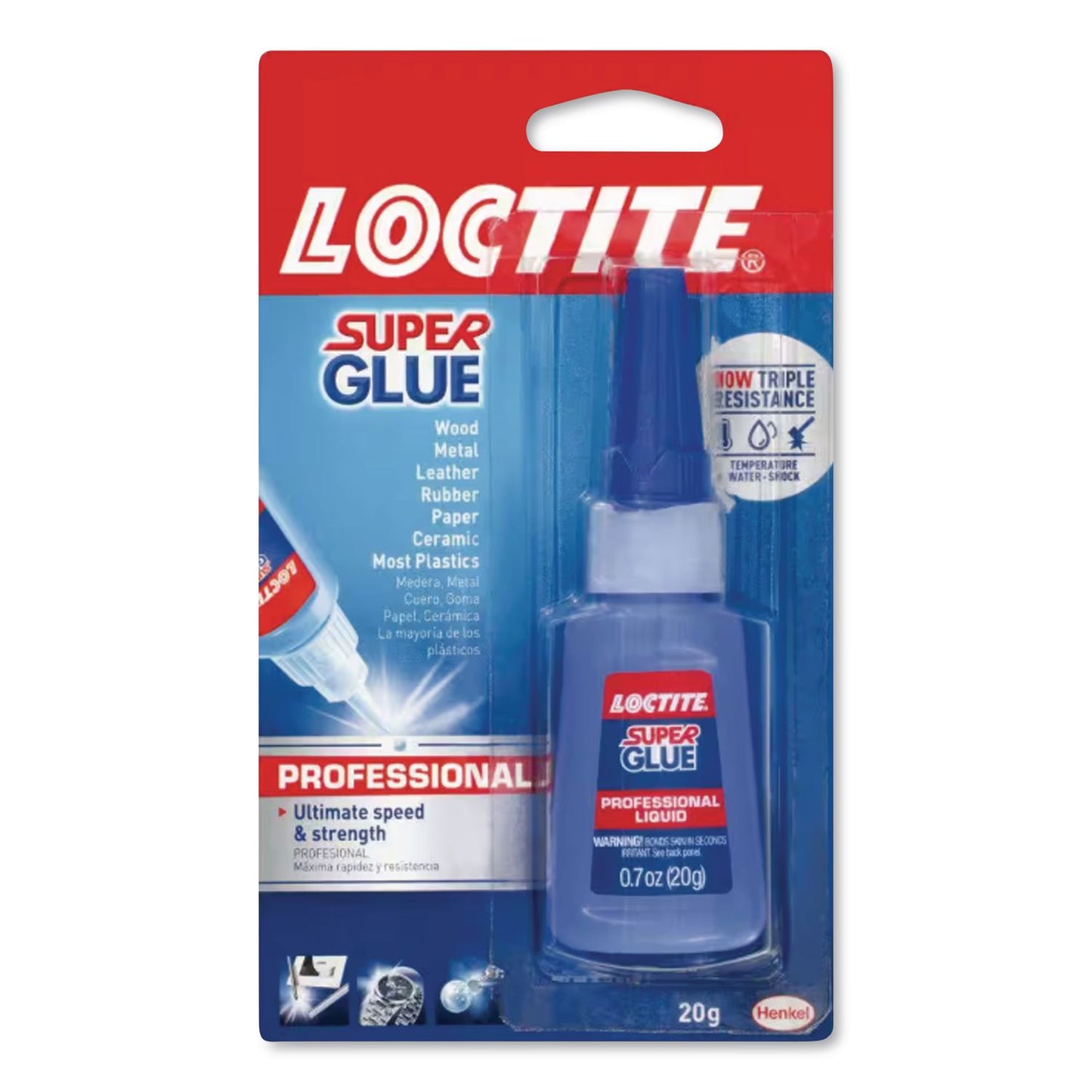 Professional Super Glue, 0.99 Oz, Dries Clear