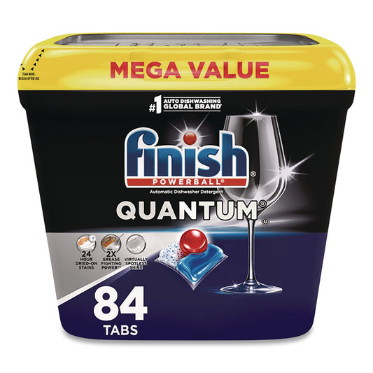 Powerball Quantum Dishwasher Tabs, Fresh Scent, Tub, 84 Tabs
