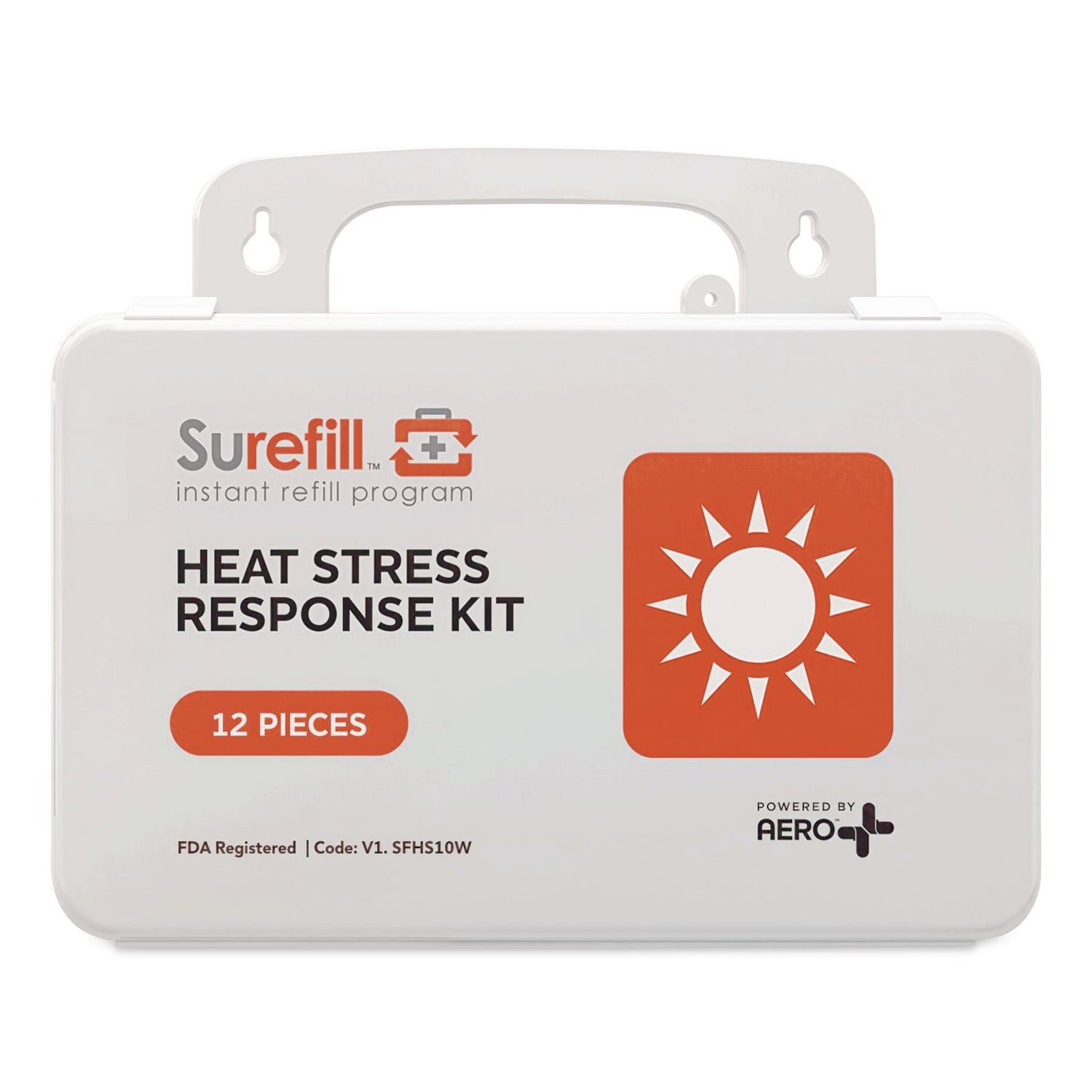 Heat Stress Kit - Medium Plastic Case, 12 Pieces