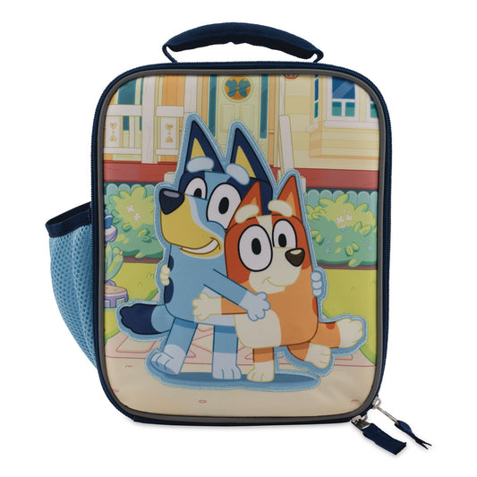 Bluey Sister Bond Kids Insulated Lunch Box, 7.5" x 3.5" x 9.5", Multicolor