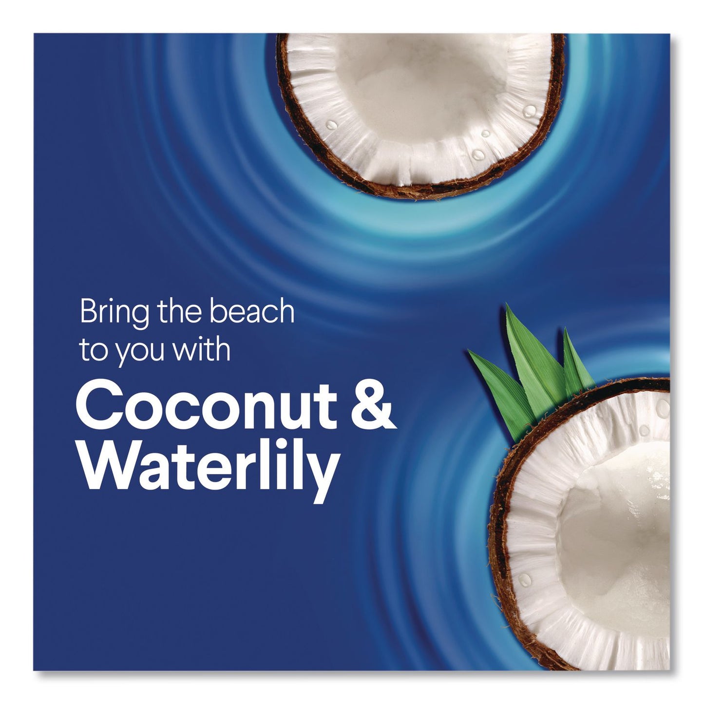 Scentiva Bleach Free Cleaning Wipes, 7.25 x 7, Coconut and Waterlilly, 75/Canister