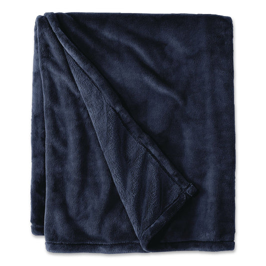 Wicked Plush Throw, 50 x 60, Navy