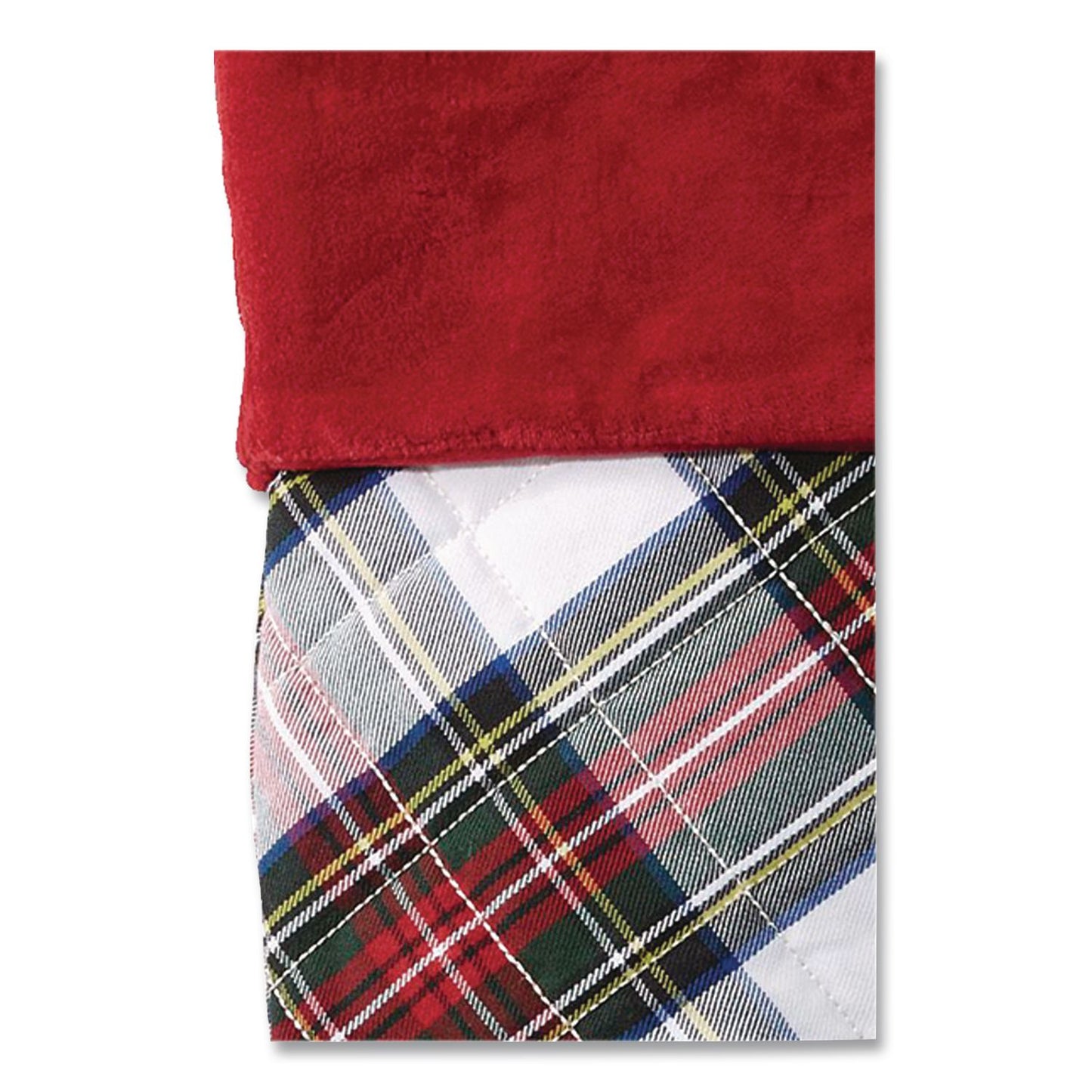 STOCKINGS,TARTAN,CREAM